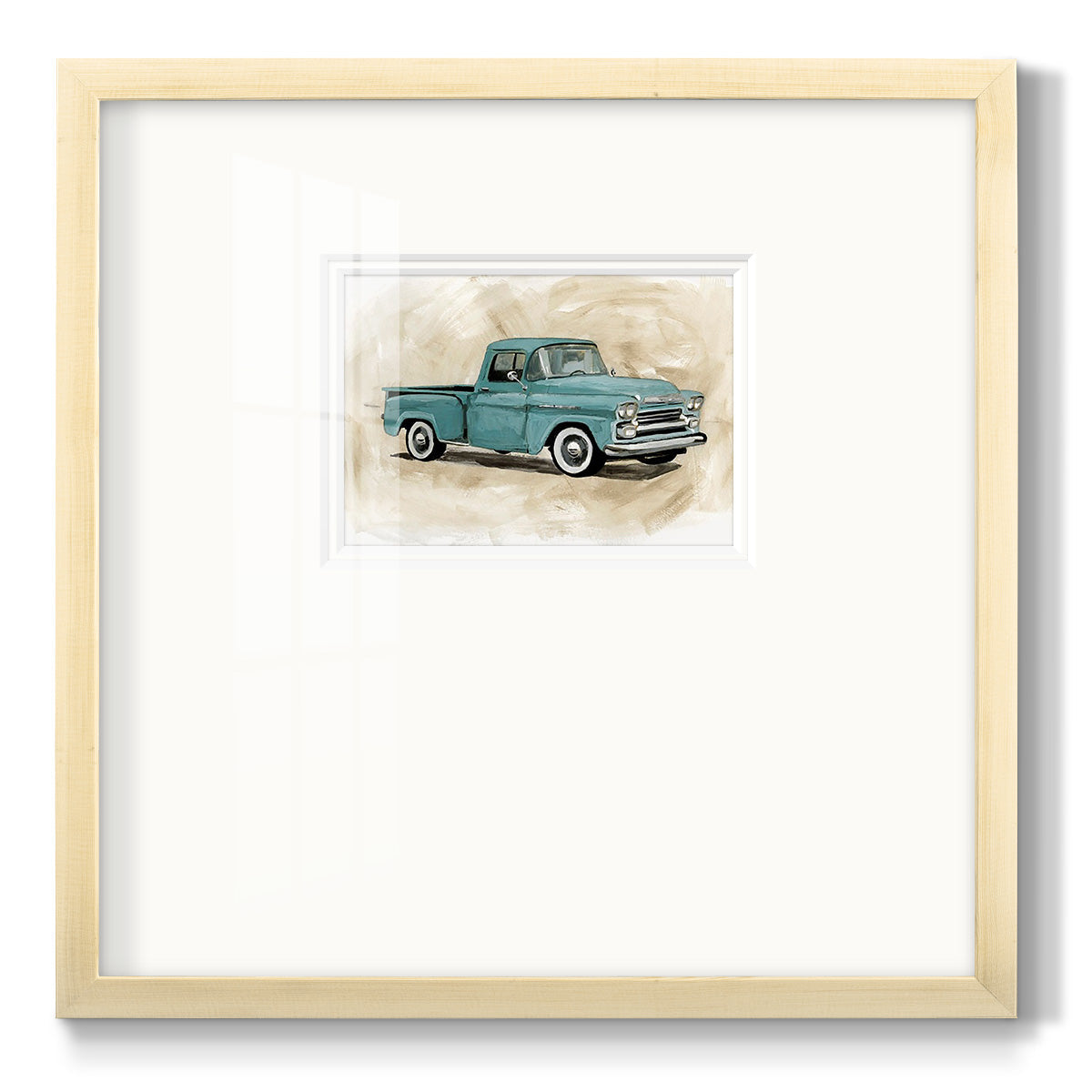 Pickup III - Double Matboard Framed Print