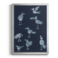 Flock I - Modern Framed Canvas Print