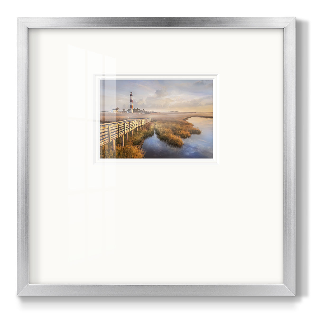 Private Path II - Double Matboard Framed Print