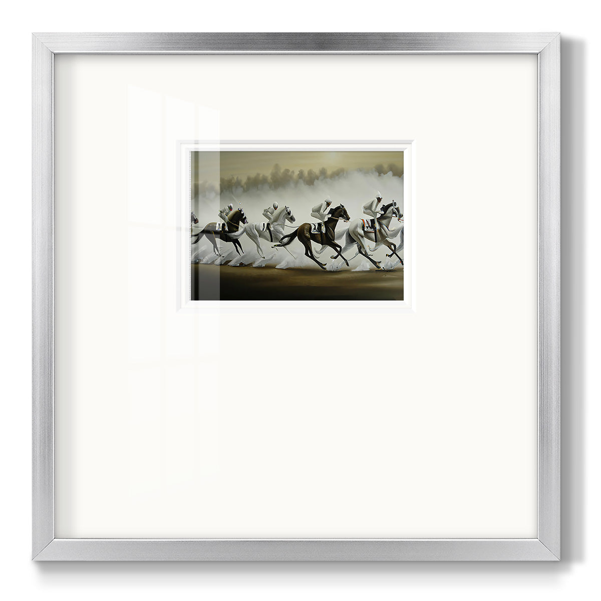 Dusty Race - Double Matboard Framed Print