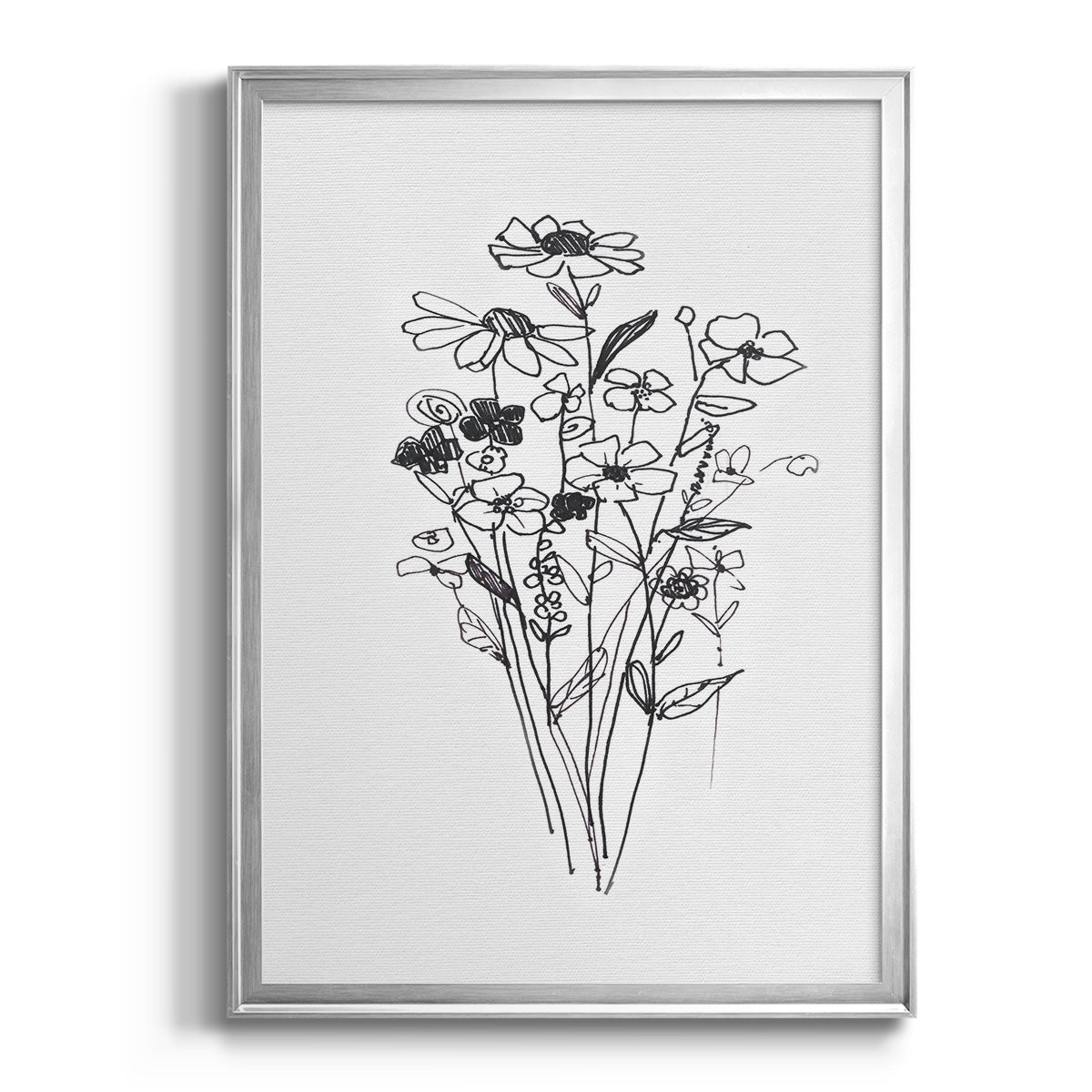 Farmhouse Plants II - Modern Framed Canvas Print