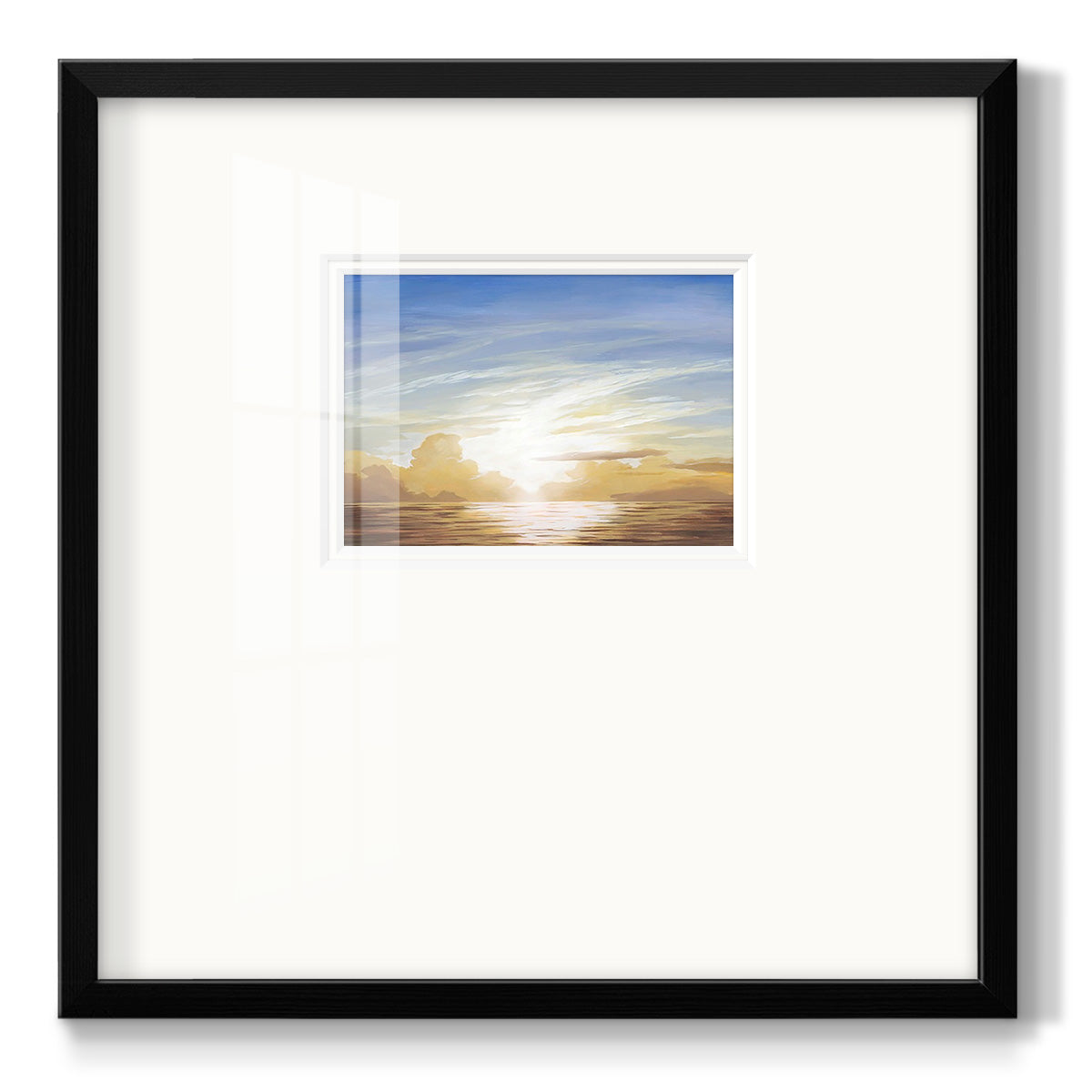 Luminous Waters III - Double Matboard Framed Print