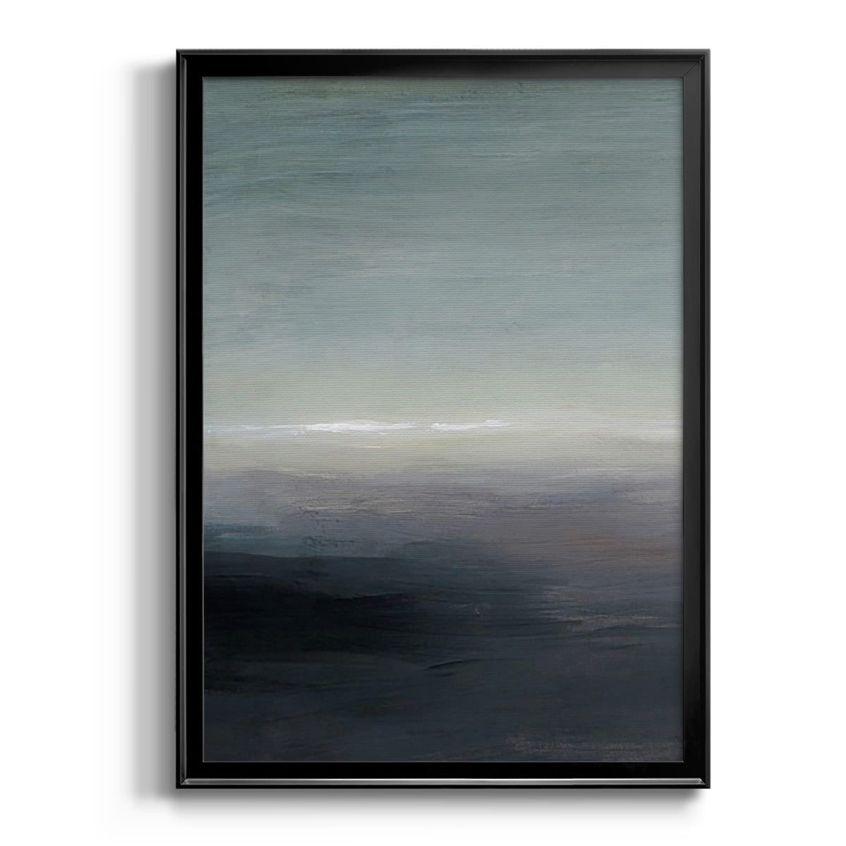 Windy Moor I - Modern Framed Canvas Print