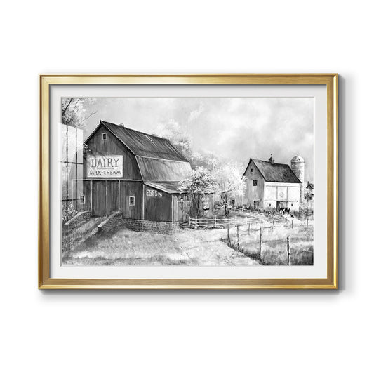 Day at the Farm Premium Framed Print - Ready to Hang