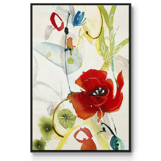 Local Color II - Floater Framed Canvas Print