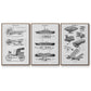 Industrial Flight - Floater Framed Canvas Set