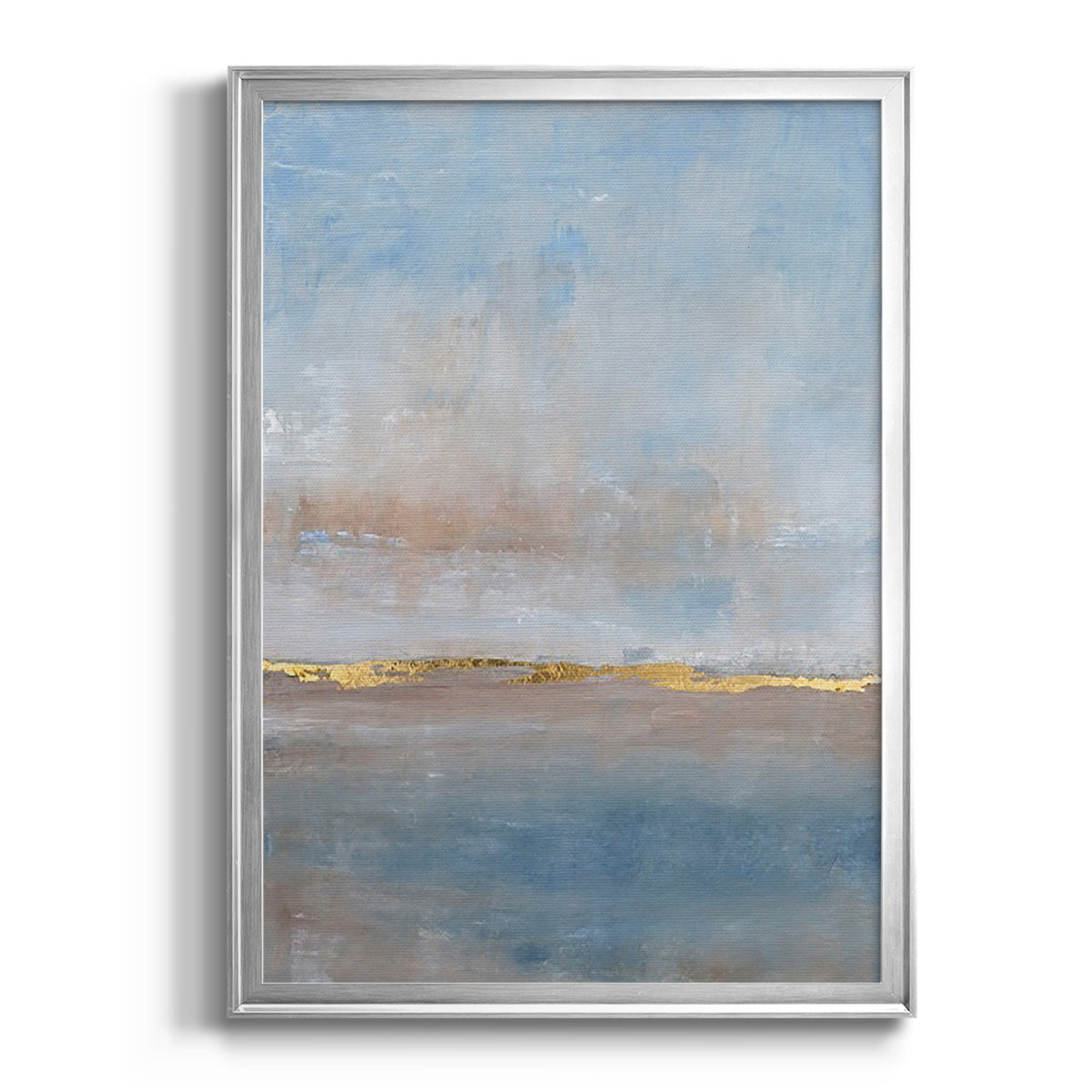 Visible Horizon II - Modern Framed Canvas Print