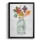 Harvest Home Leaves II - Modern Framed Canvas Print