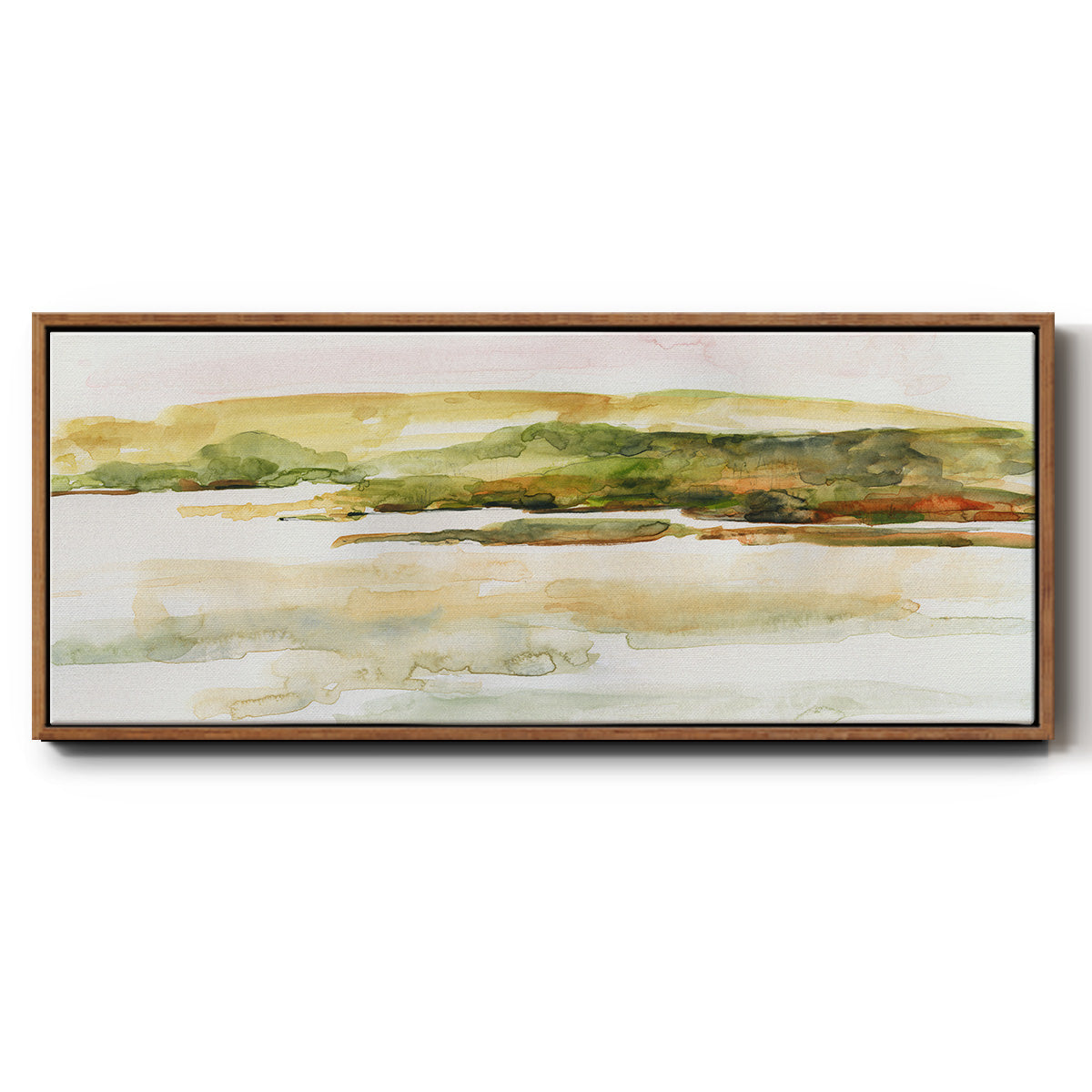 Coastal Morning - Floater Framed Canvas Print