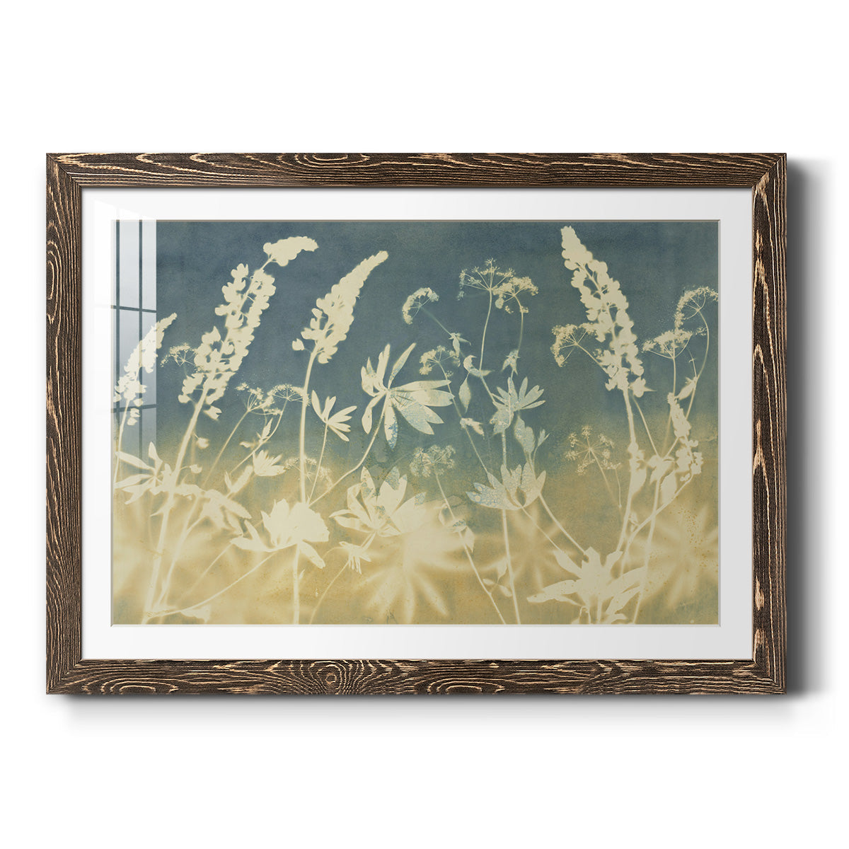 Solstice Lupine - Barnwood Framed Art Print