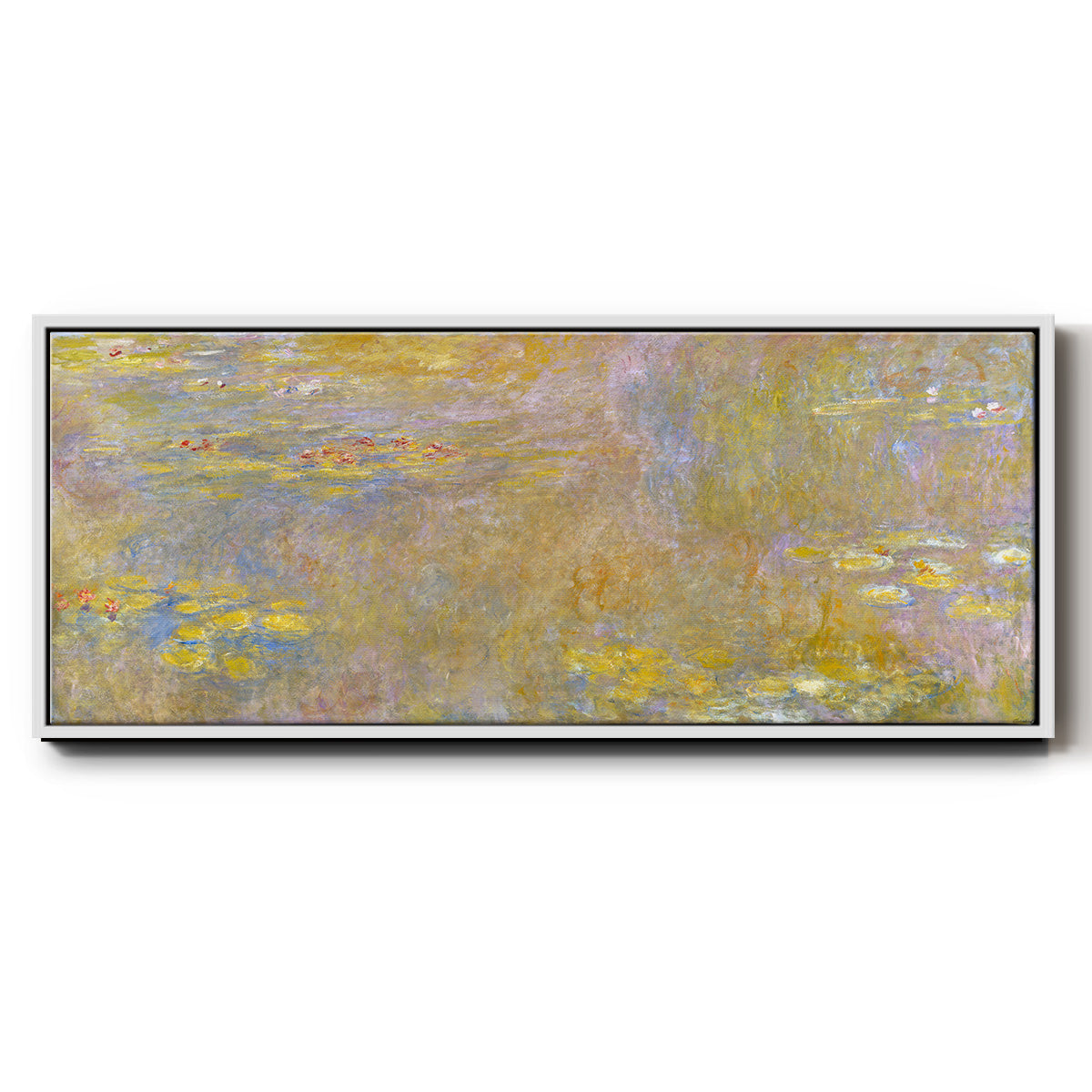 Water Lilies, 1907 - Floater Framed Canvas Print