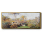 Small Country Farm in Bordighera, 1884 - Floater Framed Canvas Print