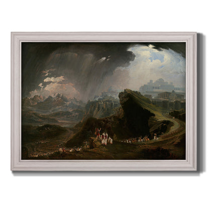 Joshua Commanding the Sun to Stand Still upon Gibeon - Ornate Framed Canvas Print