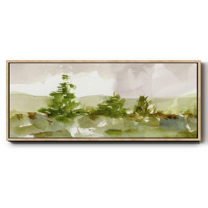 Morning Retreat I - Floater Framed Canvas Print