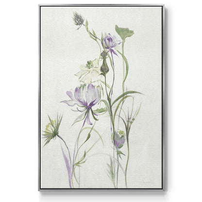 Late Summer Wildflowers II V30 - Floater Framed Canvas Print