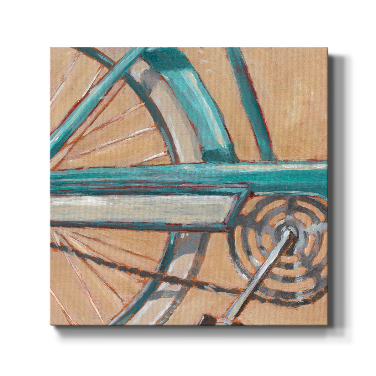 Retro Cycle IV - Canvas Art Print