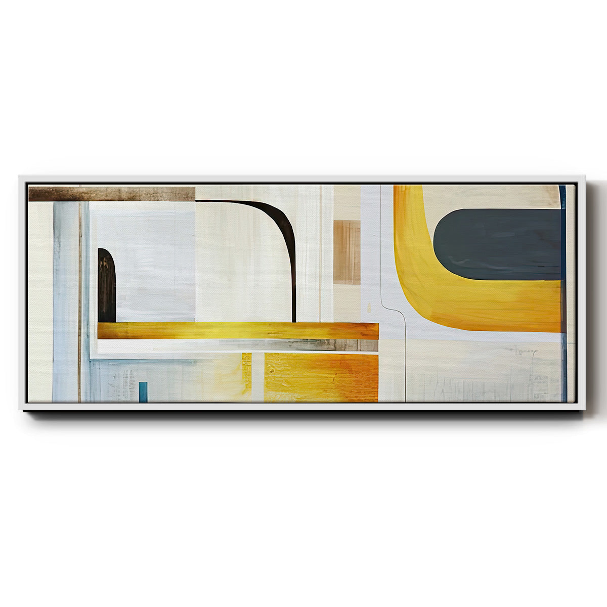 Turnabout - Floater Framed Canvas Print