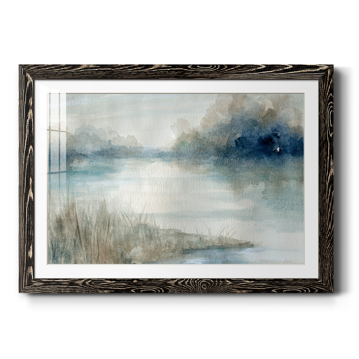 Still Evening Waters - Barnwood Framed Art Print