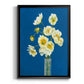 Ice Poppies - Modern Framed Canvas Print