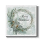 Merry Christmas Pine Wreath-Premium Gallery Wrapped Canvas - Ready to Hang