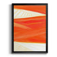 Warm Rays I - Modern Framed Canvas Print