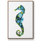 Seahorse Framed Premium Gallery Wrapped Canvas - Ready to Hang