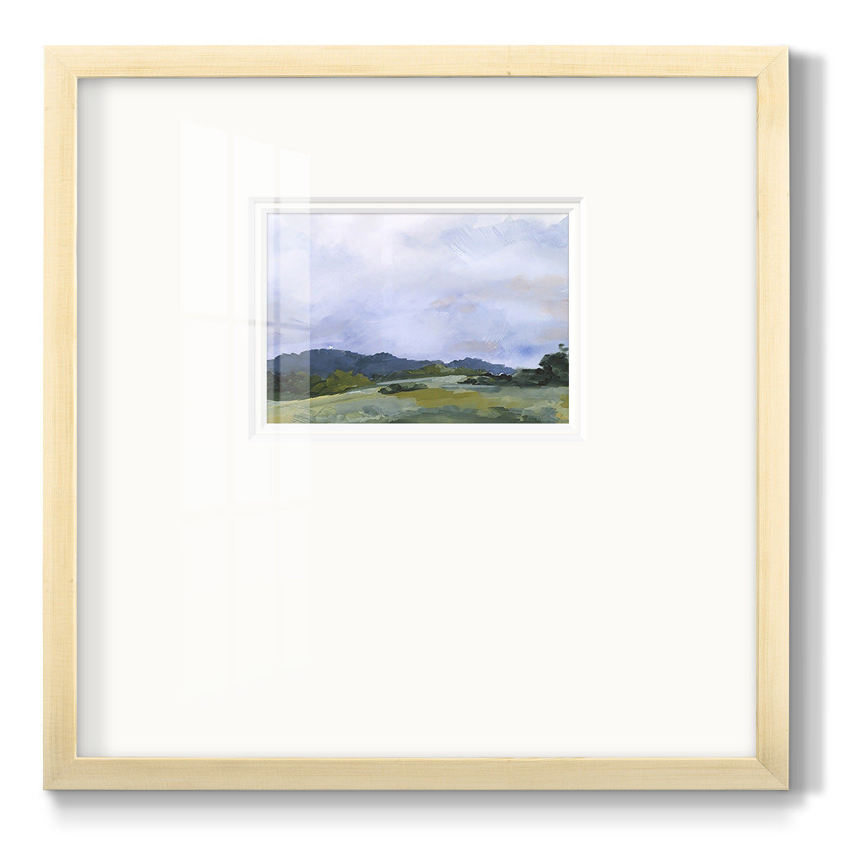 Pastoral Horizons II - Double Matboard Framed Print