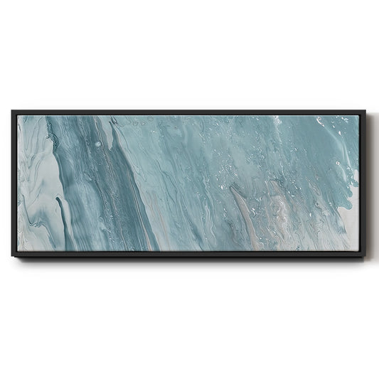 Cirrus I - Floater Framed Canvas Print