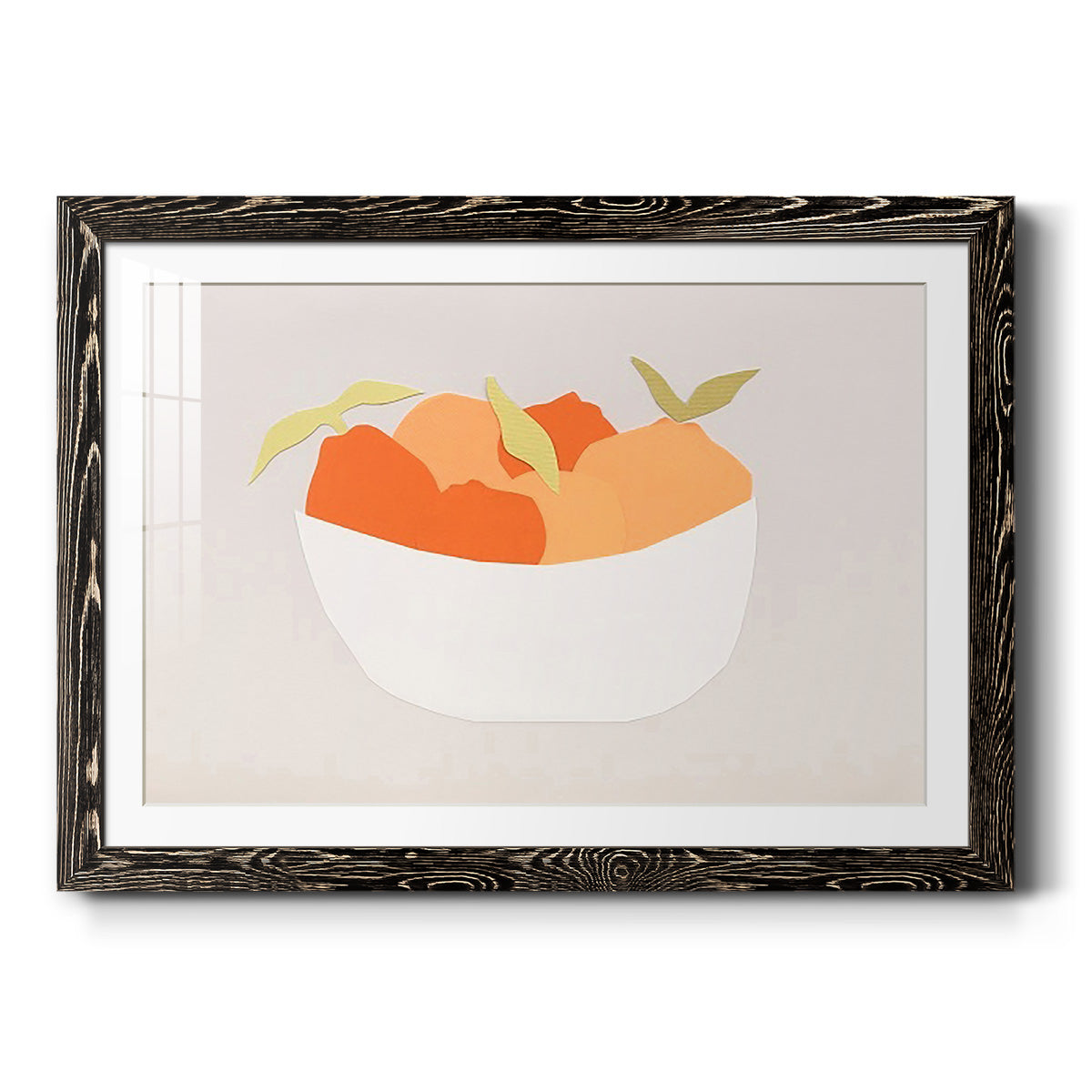 Sumo Citrus II - Barnwood Framed Art Print
