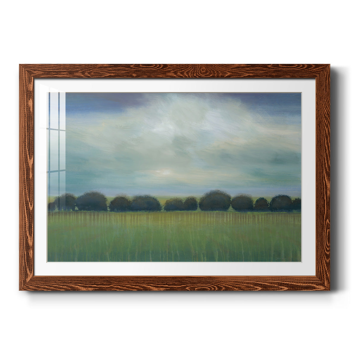 Greener Pastures - Barnwood Framed Art Print
