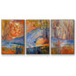 Cadmium Winter Solstice I - Floater Framed Canvas Set