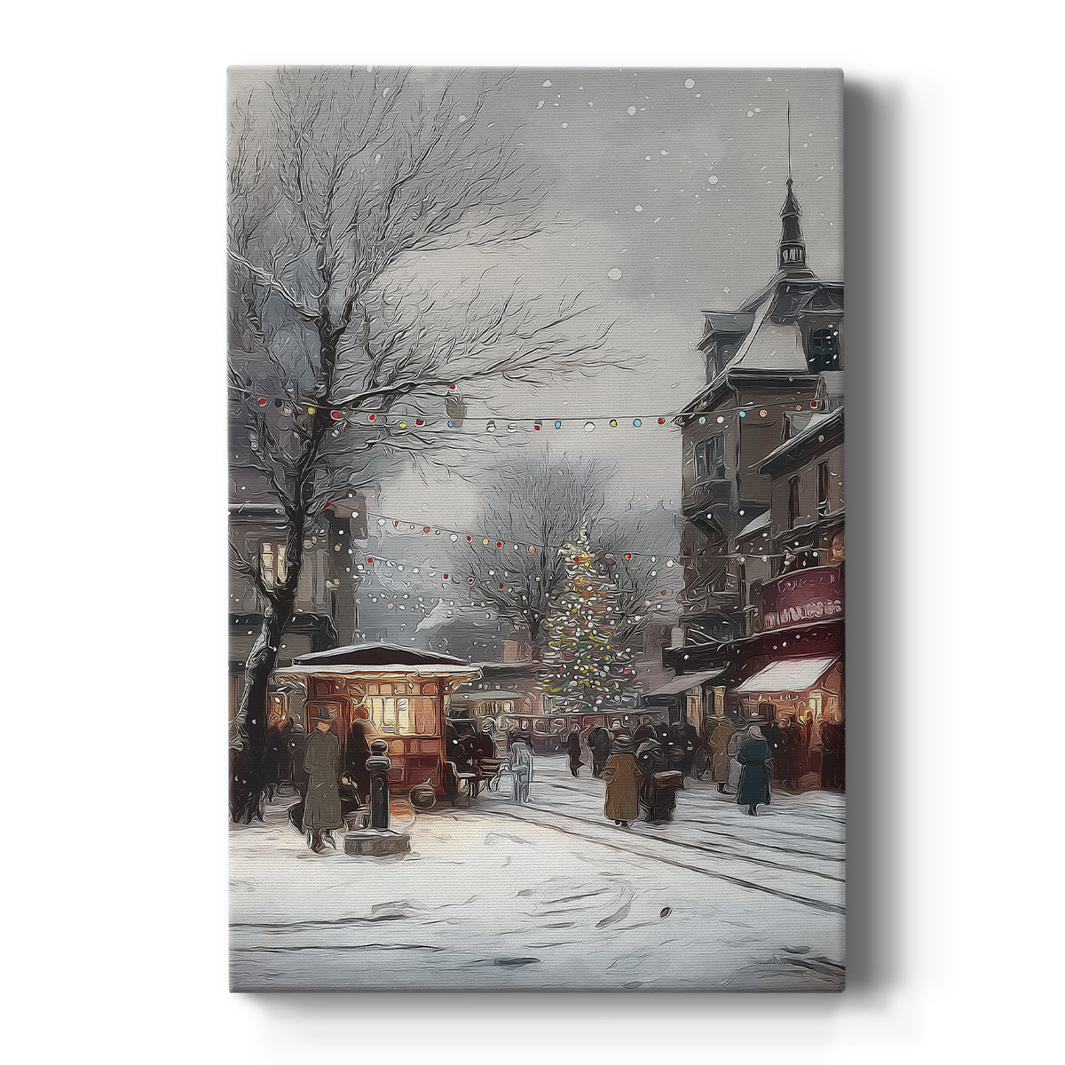 Chalk Promise of Pines - Canvas Art Print