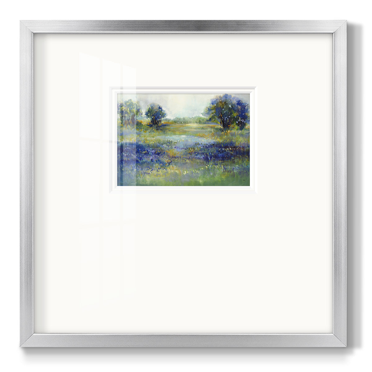 Wildflower View - Double Matboard Framed Print