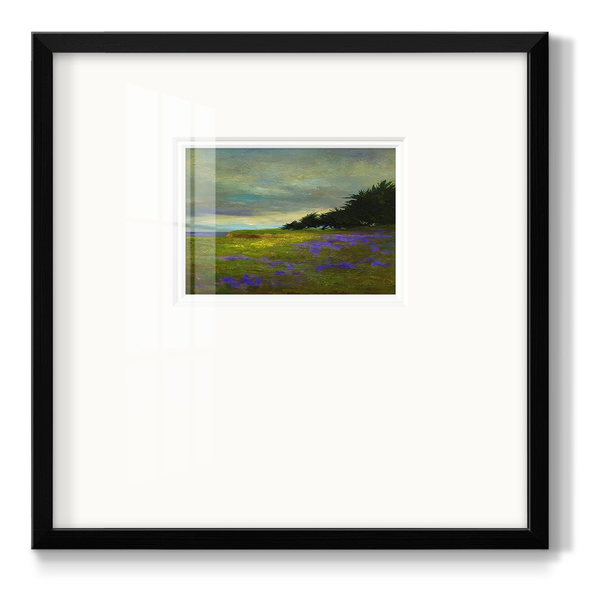 Coastal Views VI Premium Framed Print Double Matboard