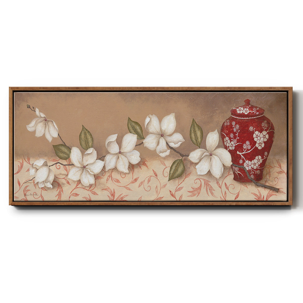 Mantle Masterpiece II - Floater Framed Canvas Print