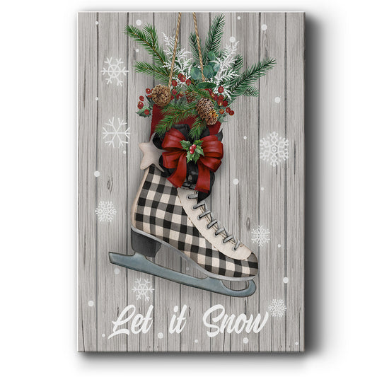 Christmas Skates - Gallery Wrapped Canvas