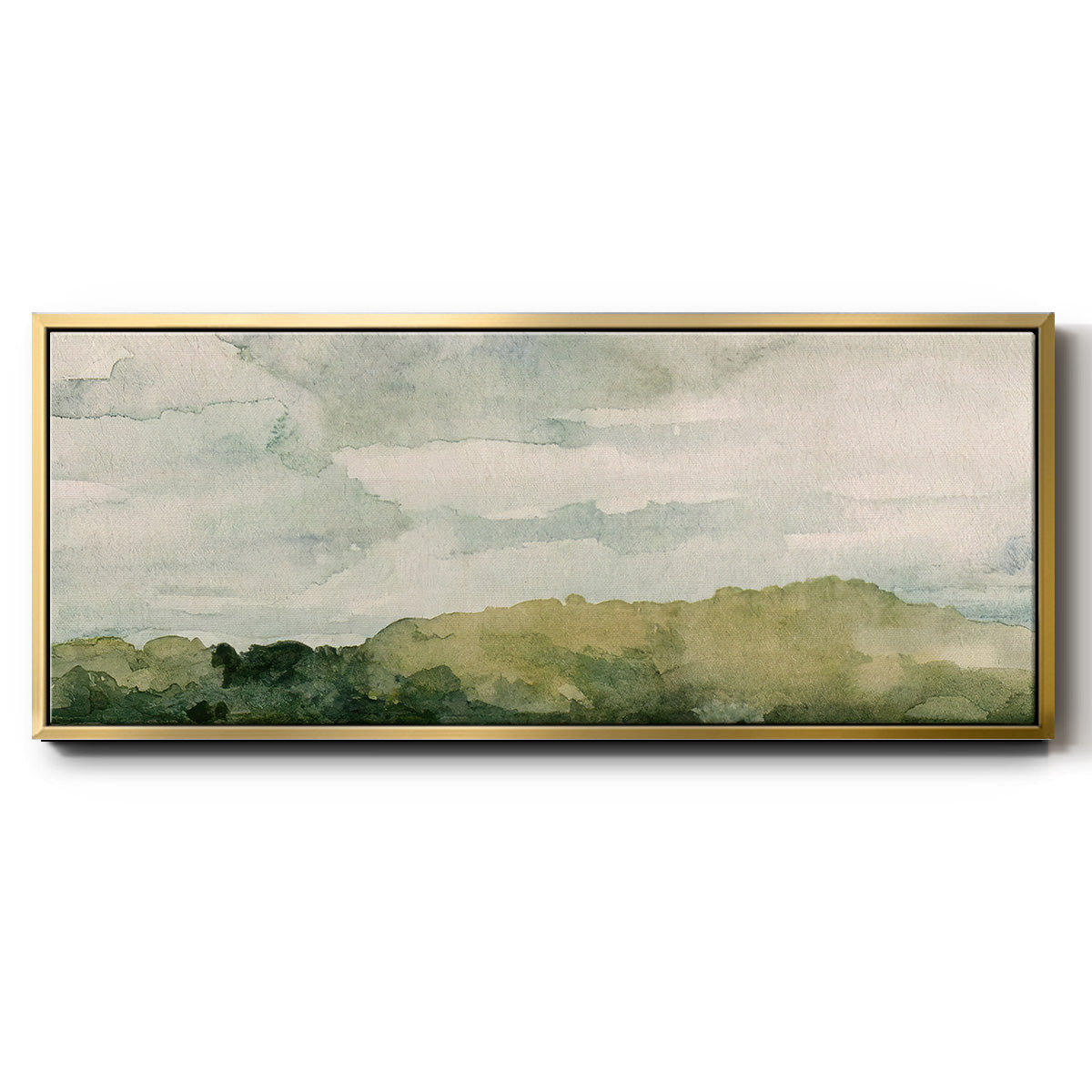 Riverside I - Floater Framed Canvas Print