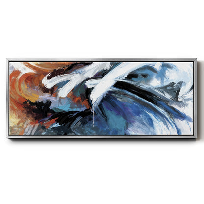 Elementary - Floater Framed Canvas Print