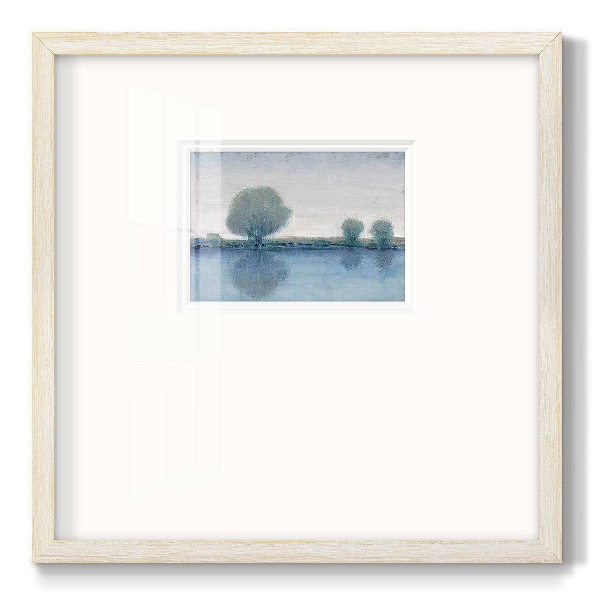 Afternoon Reflection I Premium Framed Print Double Matboard