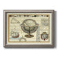 Nautical Map II Premium Framed Canvas- Ready to Hang