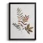 Autumn Leaves III - Modern Framed Canvas Print