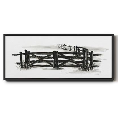 European Farm Collection XII - Floater Framed Canvas Print