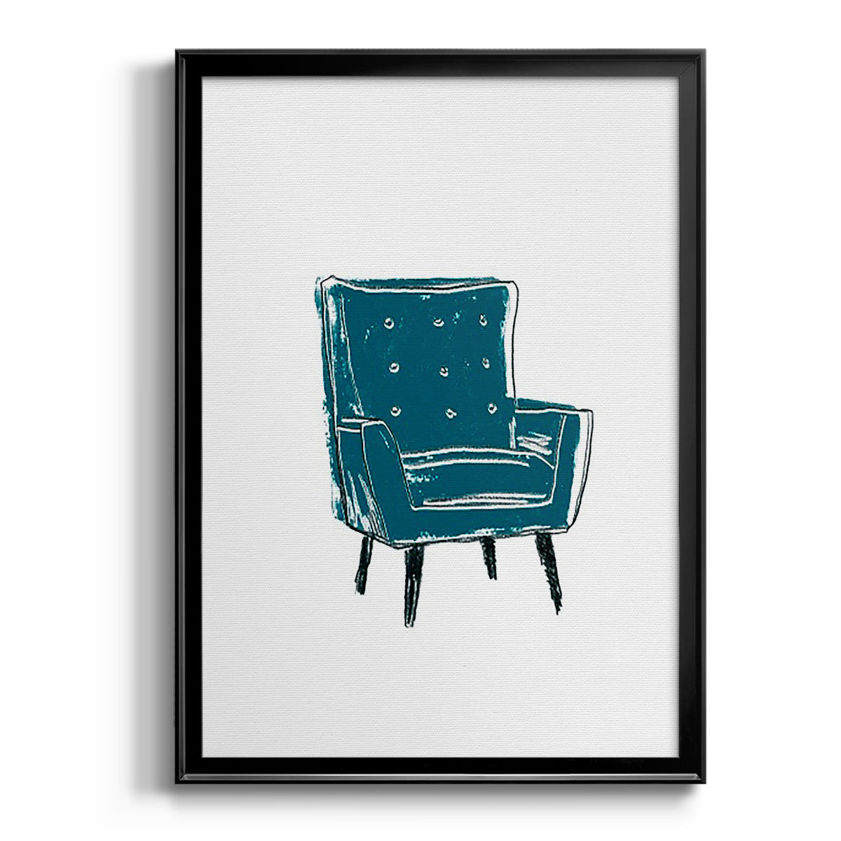 Take a Seat VII - Modern Framed Canvas Print