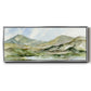 Serene Mountains II - Floater Framed Canvas Print