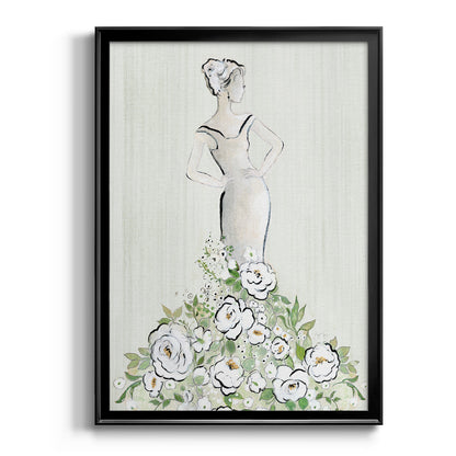 Fashion Floral Figurative - Modern Framed Canvas Print
