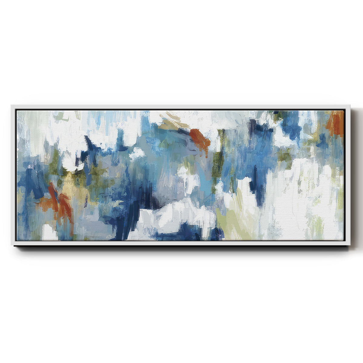 Color Falls - Floater Framed Canvas Print