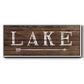 To the Lake - Floater Framed Canvas Print