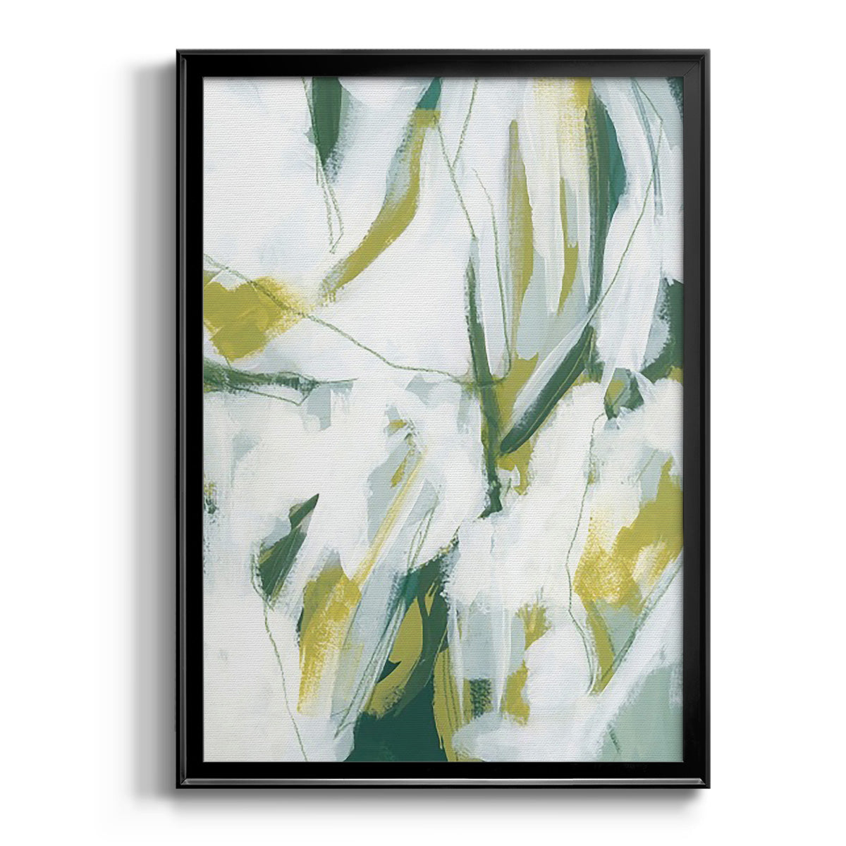 Emerald Ice I - Modern Framed Canvas Print