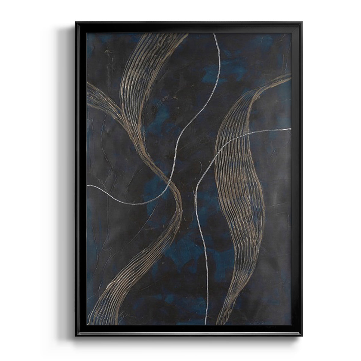 Laminar Flow II - Modern Framed Canvas Print