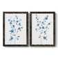 Blue Blossom I - Premium Framed Canvas 2 Piece Set - Ready to Hang